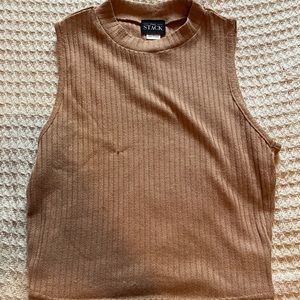 ♡ Cute Simple Brown Tank Top ♡